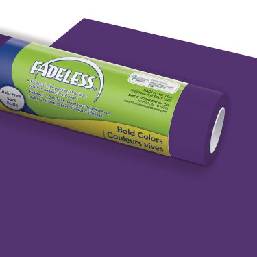 Pacon Fadeless Bulletin Board Art Paper Rolls, 4-Feet by 50-Feet Deep Purple