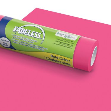 Pacon Fadeless Bulletin Board Art Paper Rolls, 4-Feet by 50-Feet Magenta