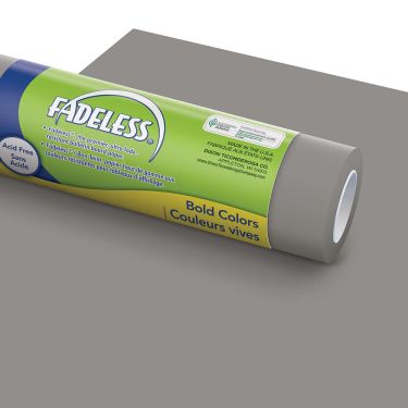 Pacon Fadeless Bulletin Board Art Paper Rolls, 4-Feet by 50-Feet Pewter