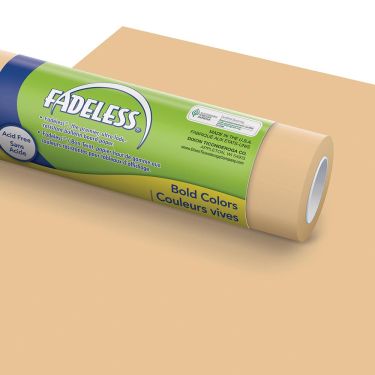 Pacon Fadeless Bulletin Board Art Paper Rolls, 4-Feet by 50-Feet Tan