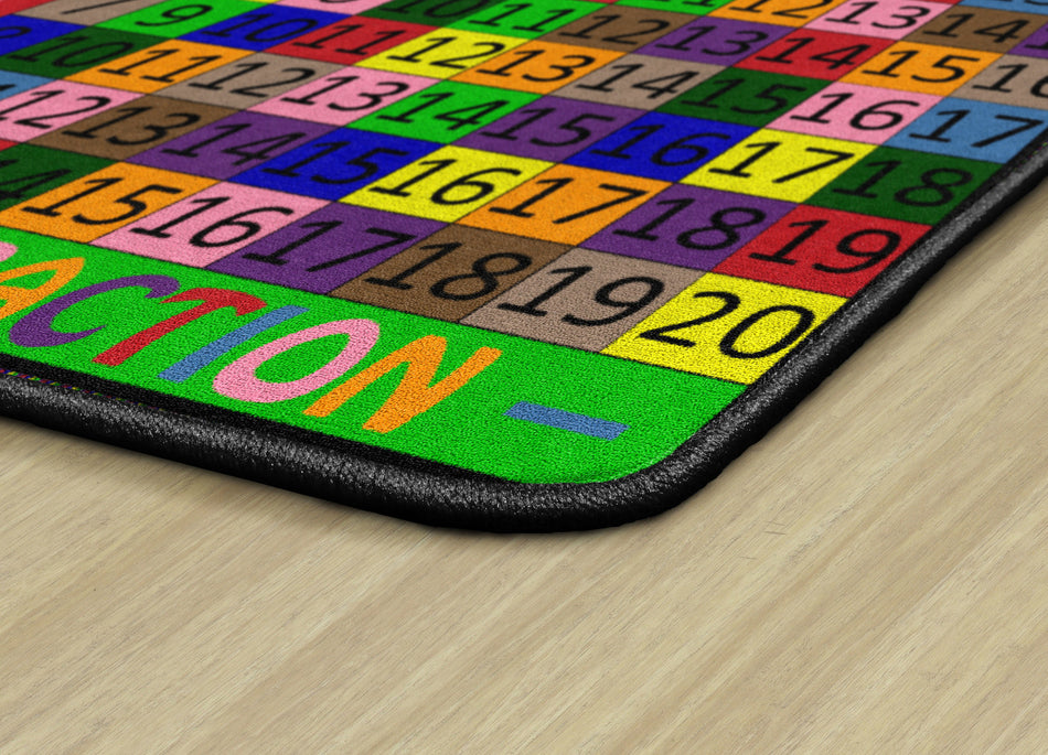 ADDITION AND SUBTRACTION RECTANGLE CARPETS 4' X 4'