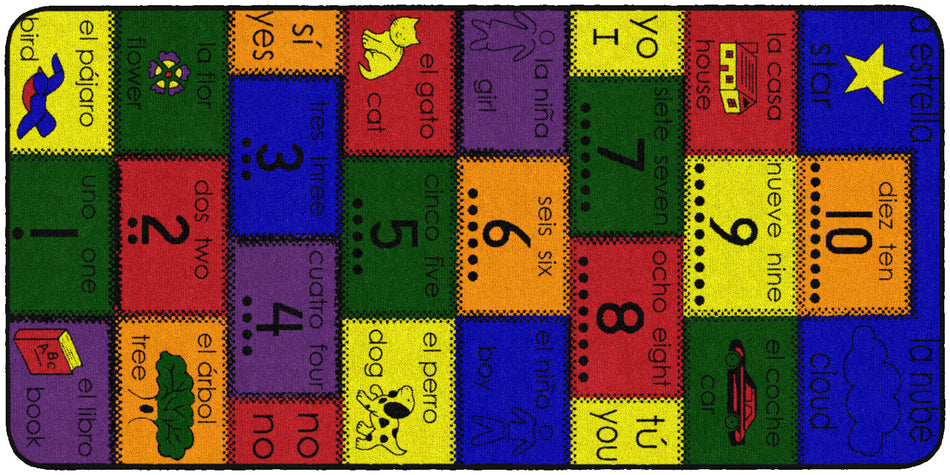 AMIGOS RECTANGLE CARPETS 3' x 6'