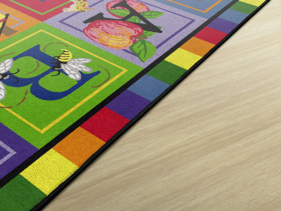 ABC BLOCKS RECTANGLE CARPETS 7' 6" x 12'