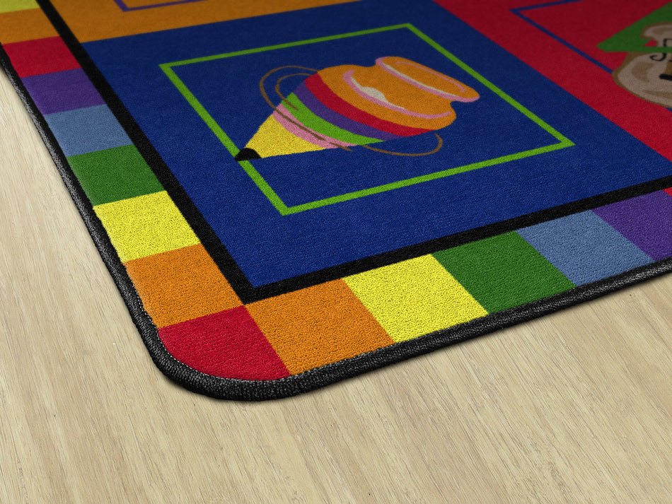 ABC BLOCKS RECTANGLE CARPETS 10'6 x 13'2