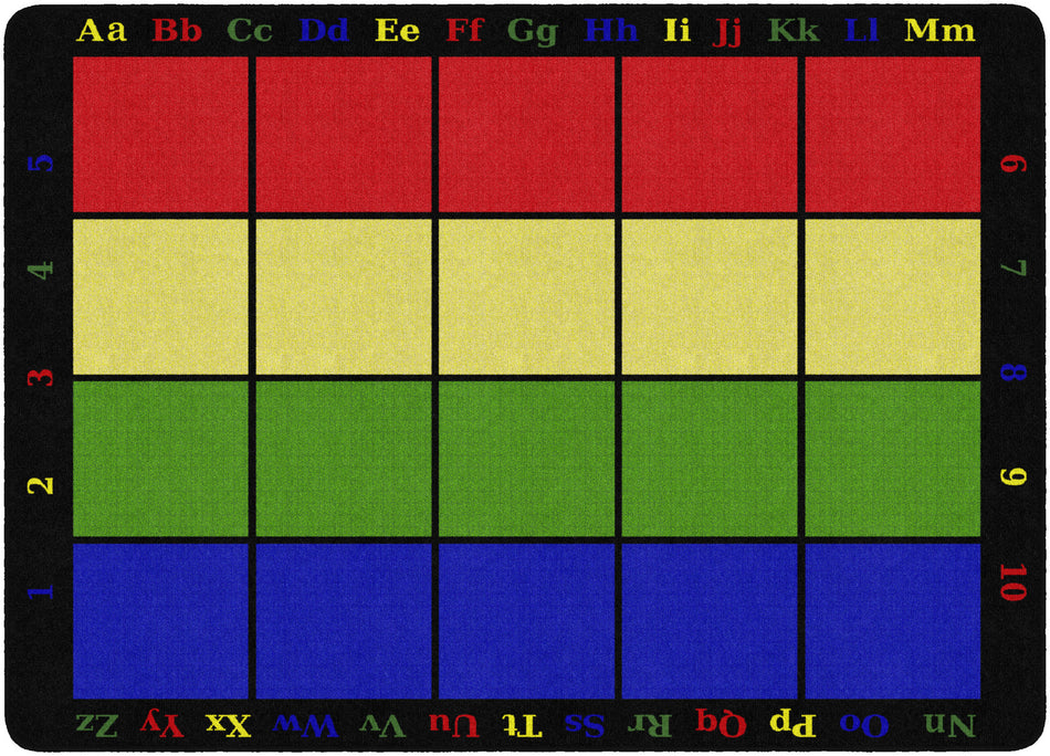 LEARNING GRID (Seats 20) RECTANGLE CARPETS 5'10" x 8' 4"