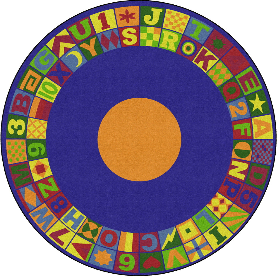 FLOORS THAT TEACH ROUND CARPETS 8'