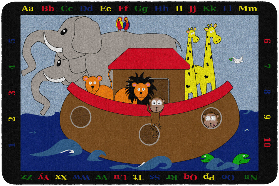 NOAH'S PALS RECTANGLE CARPETS 4' x 6'