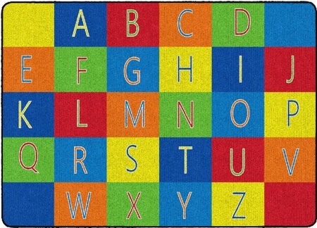 Alphabet Seating Classroom Rug