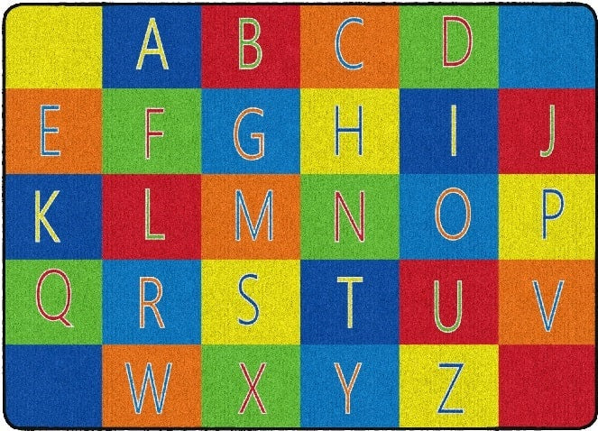Alphabet Seating Classroom Rug