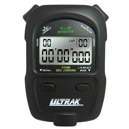 460 16 Lap Memory Black Stopwatch