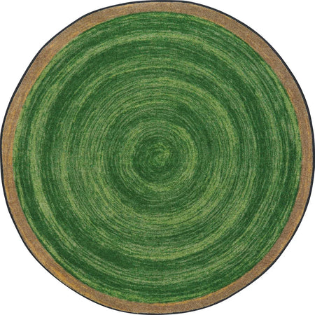 Feeling Natural 13'2" Round area rug in color Pine