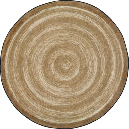 Feeling Natural 13'2" Round area rug in color Sand