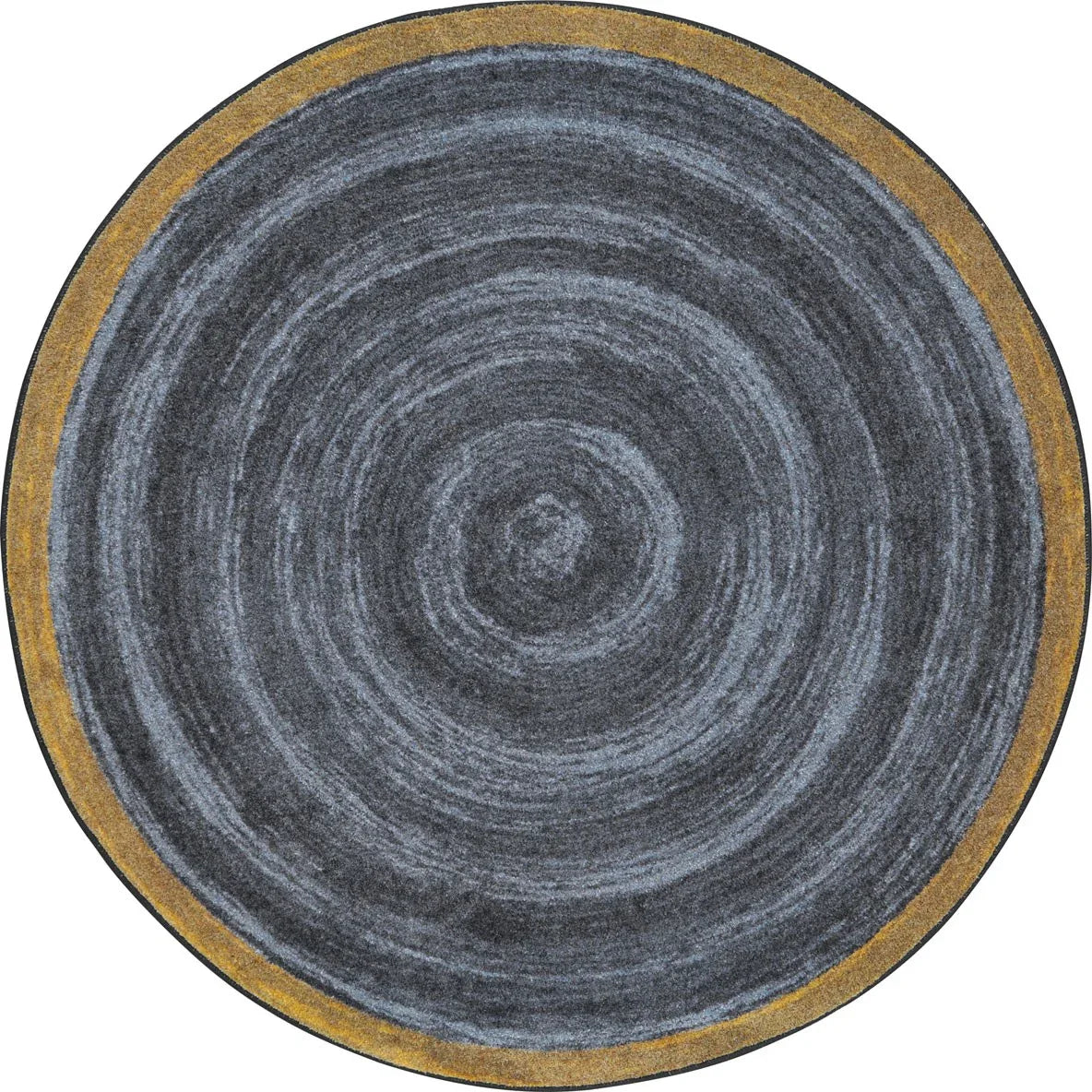 Feeling Natural 13'2" Round area rug in color Slate