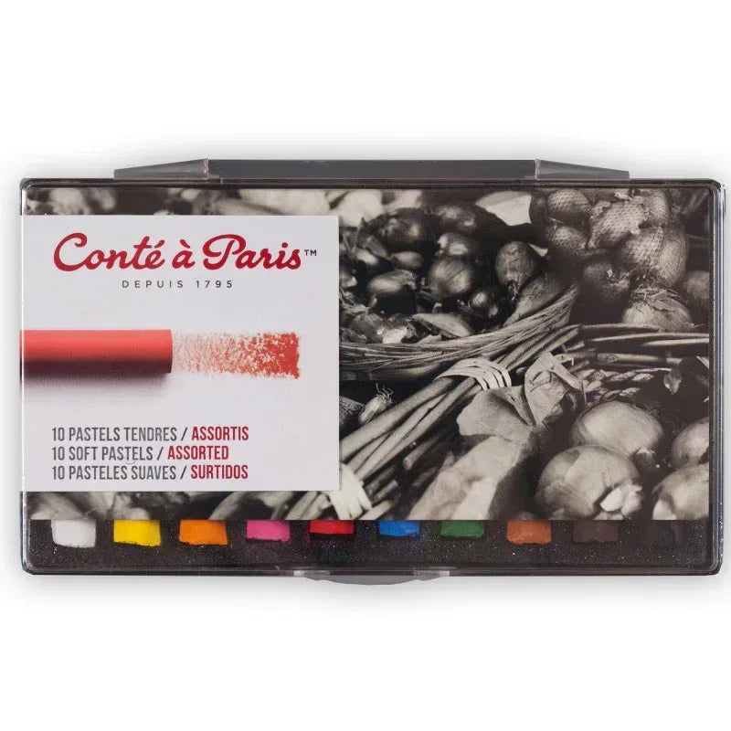 Soft Pastels, Assorted Colors, Peggable Set of 10