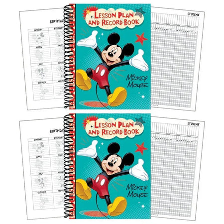 Mickey® Lesson Plan & Record Book, Pack of 2