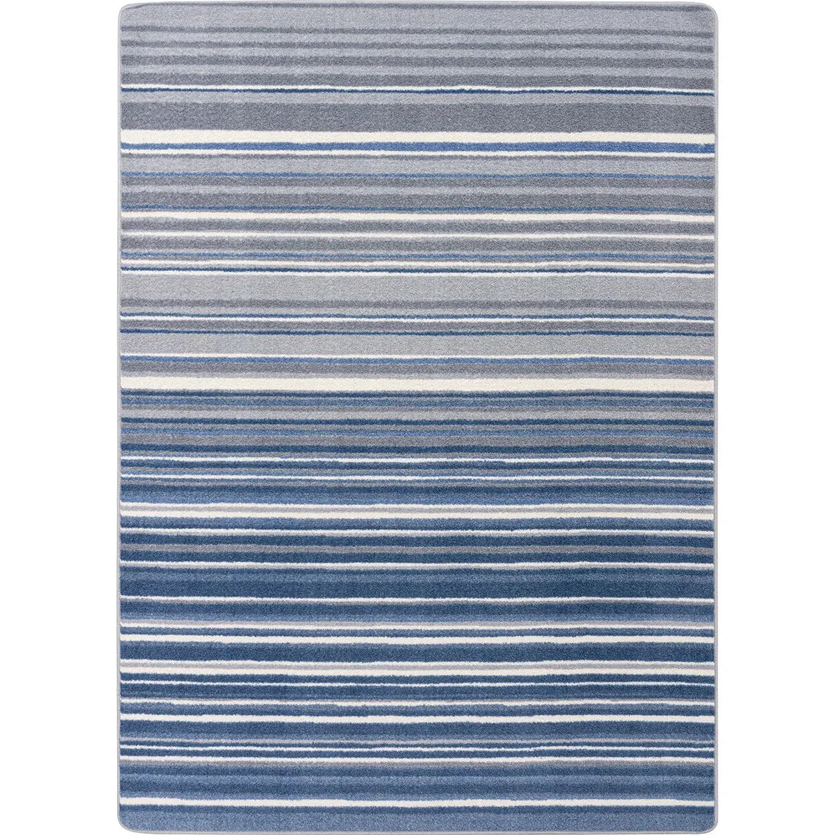 Fine Line 5'4" x 7'8" area rug in color Marine