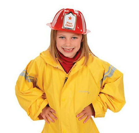Children's Plastic Fire Chief Hats 12/pack