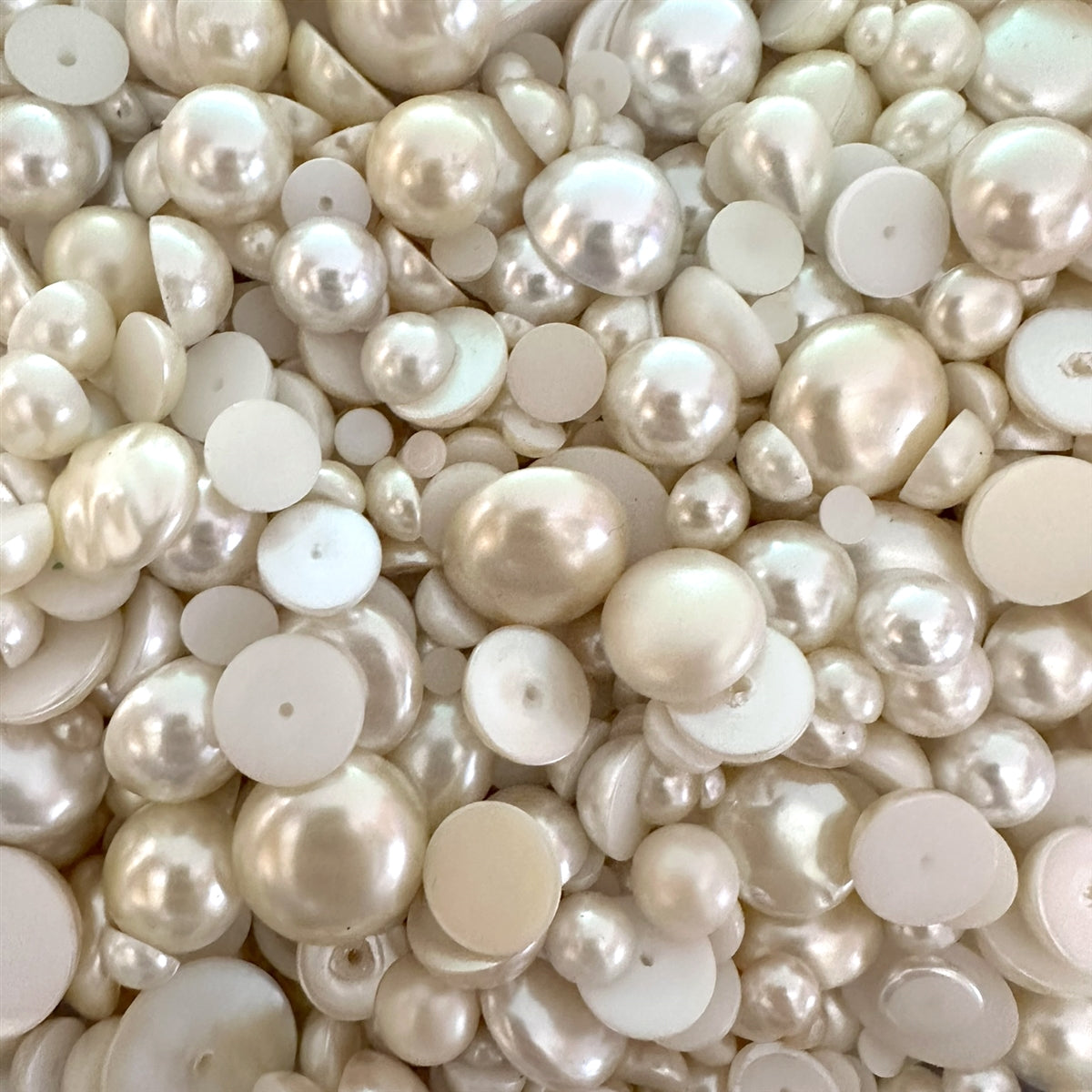 Flat Back Craft Pearls Beads (04304)