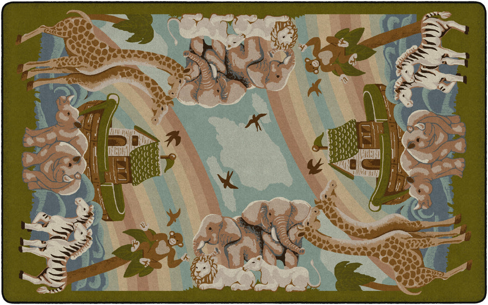 NOAH'S JOURNEY (Tranquility) RECTANGLE CARPETS 7' 6" x 12'