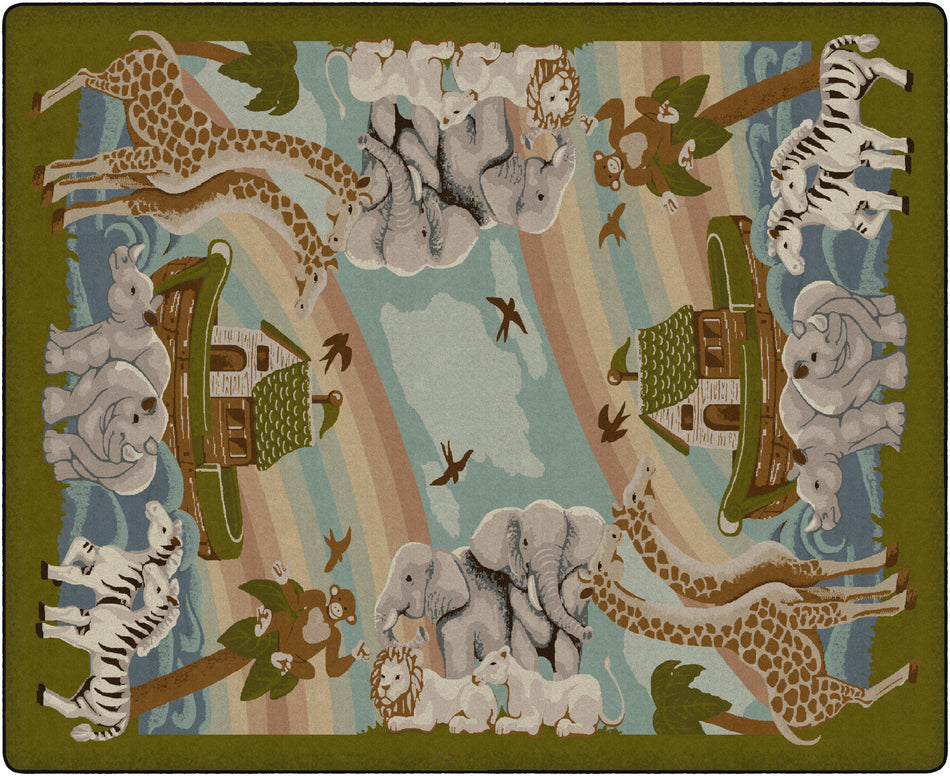 NOAH'S JOURNEY (Tranquility) RECTANGLE CARPETS 10'6 x 13'2