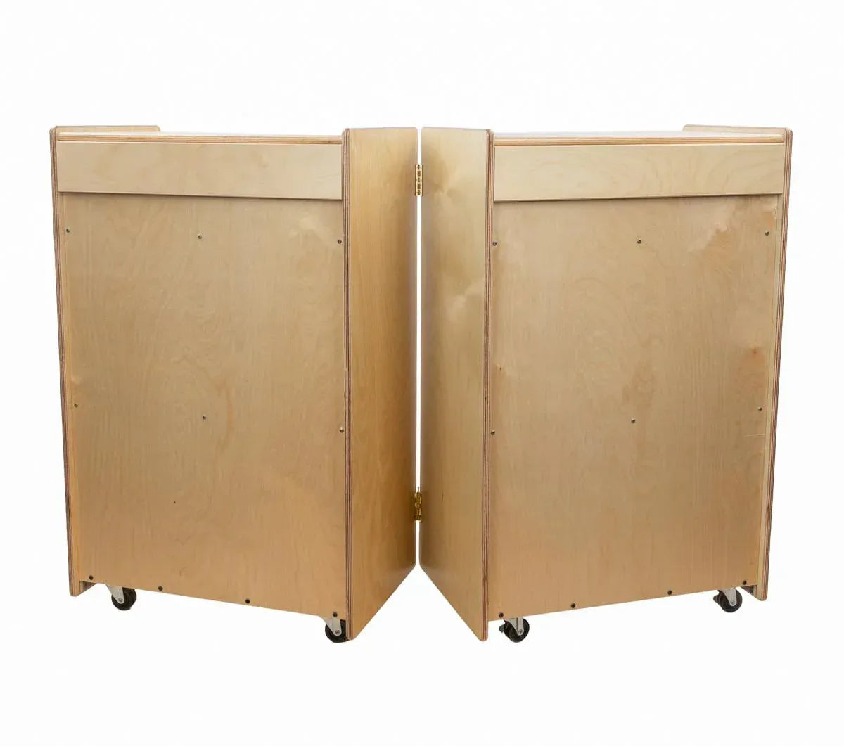 Folding Vertical Storage with (20) Brown Trays