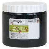 Handy Art Washable Finger Paint 16 oz. (HAN2410) Black