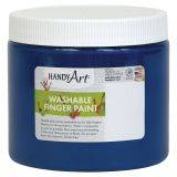 Handy Art Washable Finger Paint 16 oz. (HAN2410) Blue
