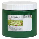 Handy Art Washable Finger Paint 16 oz. (HAN2410) Green