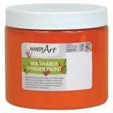 Handy Art Washable Finger Paint 16 oz. (HAN2410) Orange