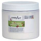 Handy Art Washable Finger Paint 16 oz. (HAN2410) White