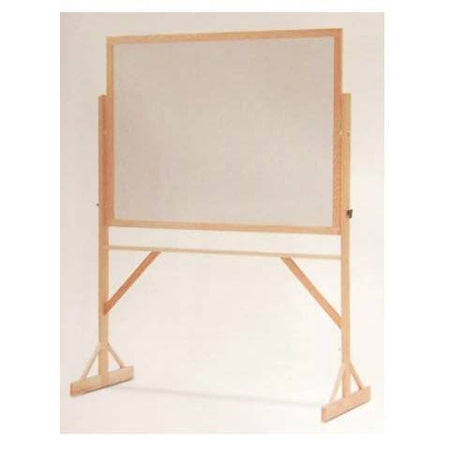 Wood Frame Reversible Markerboards on a Stand 36" x 48"