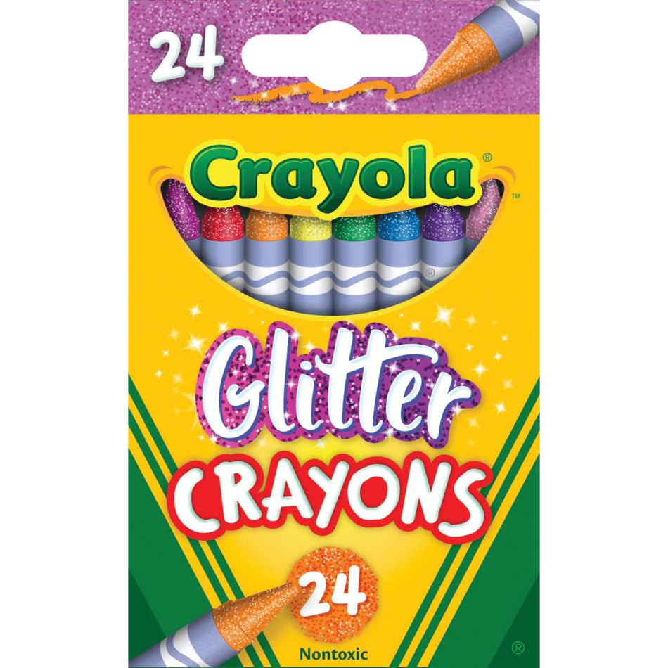 Crayola® Glitter Crayons, 24 Colors (BIN523715)