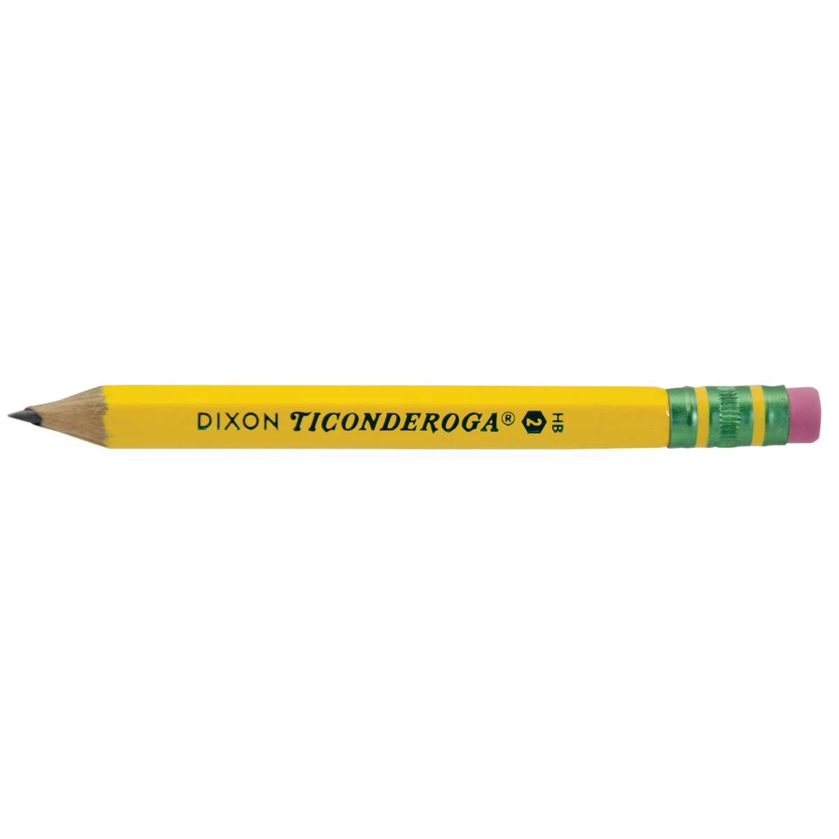 Ticonderoga® Golf Pencils with Eraser, Box of 72, (DIXX13472X)
