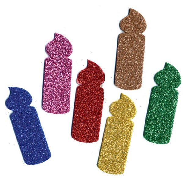 GLITTER CANDLE FOAM SHAPES