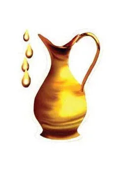 Judaica pre cut cardstock Oil Jug