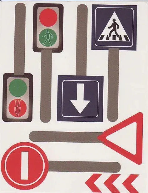 Road Safety Stickers 4"