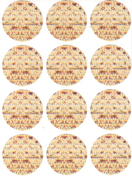Jewish Matzah Stickers