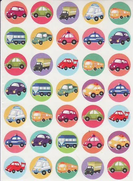Vehicle Stickers 3/4" , 875 Per Pack