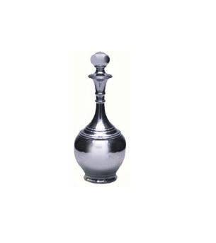 Judaica pre cut cardstock Silver Wine Bottle