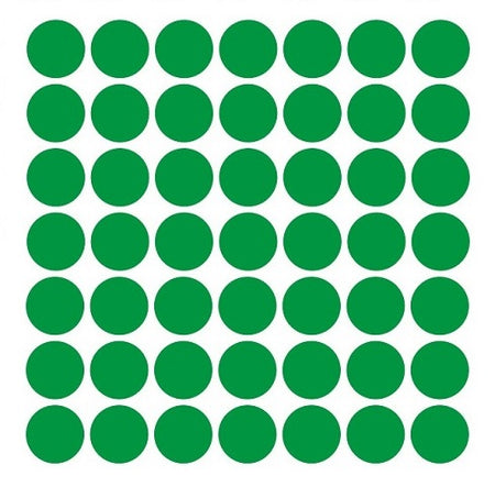 Colored Round Stickers 1/2" - 32 Sheets