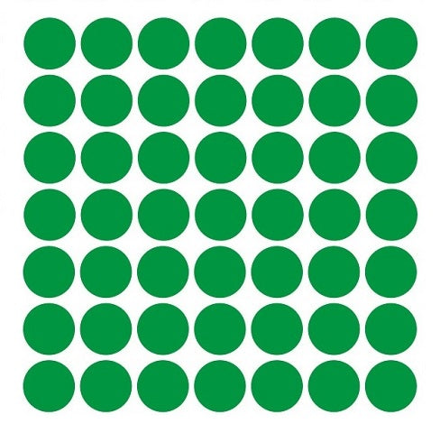 Colored Round Stickers 1/2" - 32 Sheets
