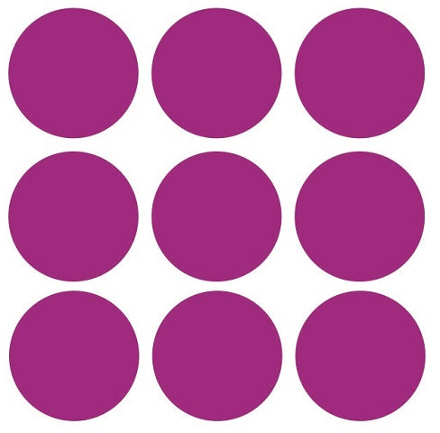 Colored Round Stickers 1-1/4" 32 Sheets