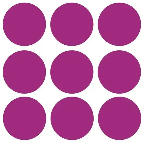 Colored Round Stickers 1-1/4" 32 Sheets