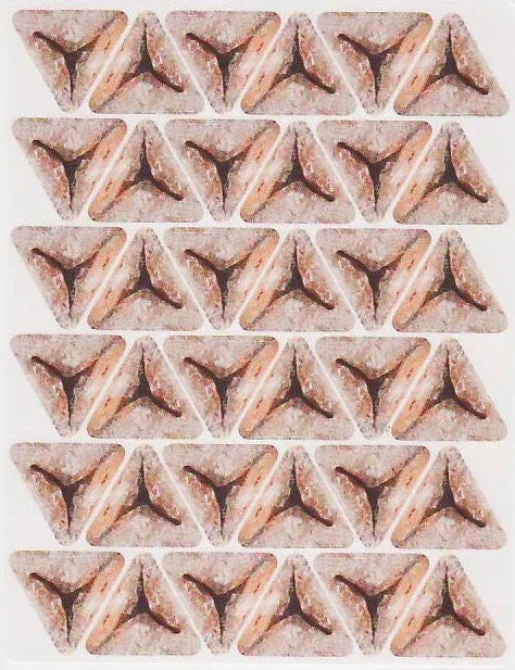 Purim Hamantash Stickers 1" , 750 Per Pack