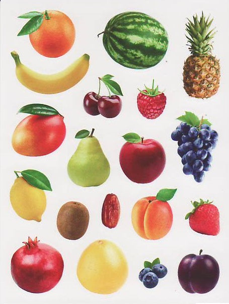 Large Fruit Stickers 1.75" 475 Per Pack