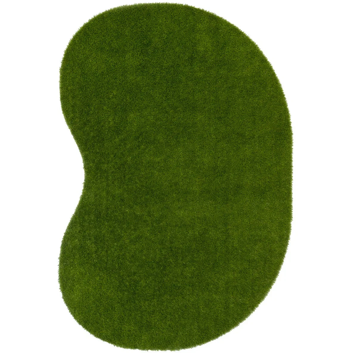 GreenSpace 9' x 12' Jellybean area rug in color Green