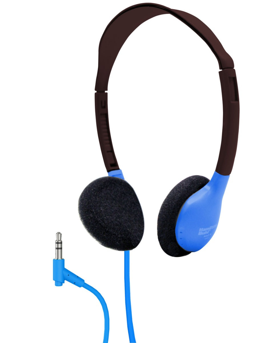 HamiltonBuhl® SchoolMate™ Personal-Sized Stereo Headphones - BLUE