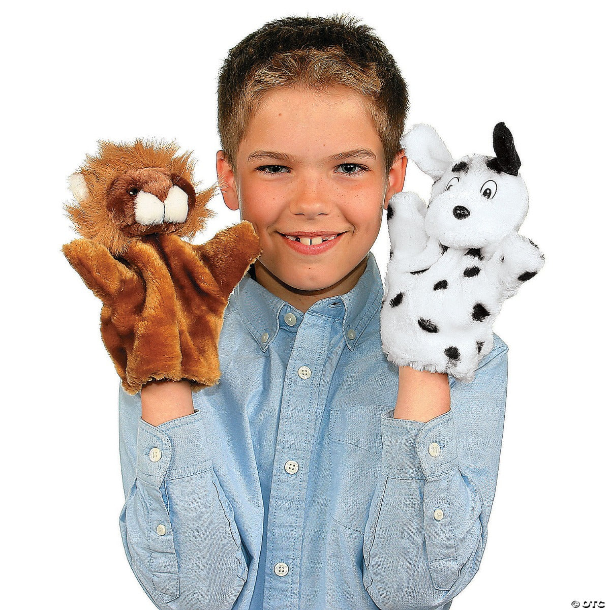 Hand Puppet Wild & Farm Stuffed Animals - Pack of 12