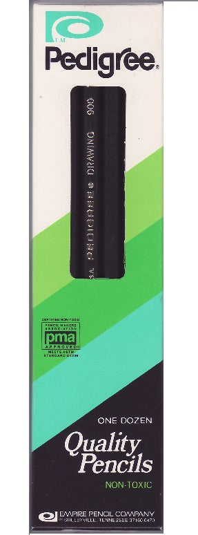 Vintage 12-count 900 HB Empire Pedigree Artist Graphite Pencil Made in USA