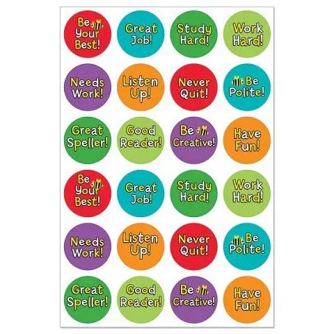 Hygloss Be Your Best - 20 Sheets Stickers (18761)